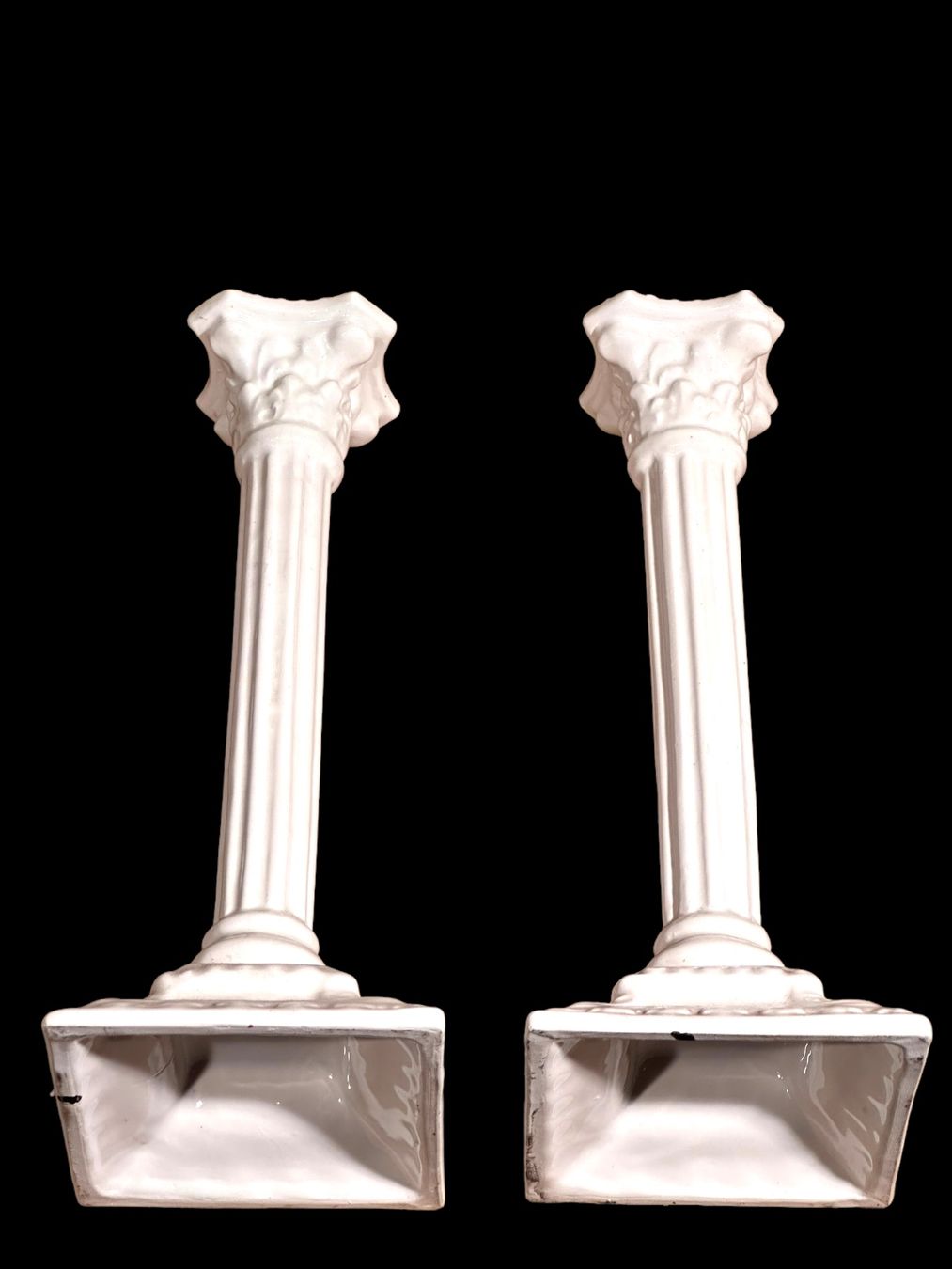 Candele: VINTAGE SPANISH CANDLE HOLDERS PORCELAIN – Usato da Lausanne venduto da artnouveau04 3