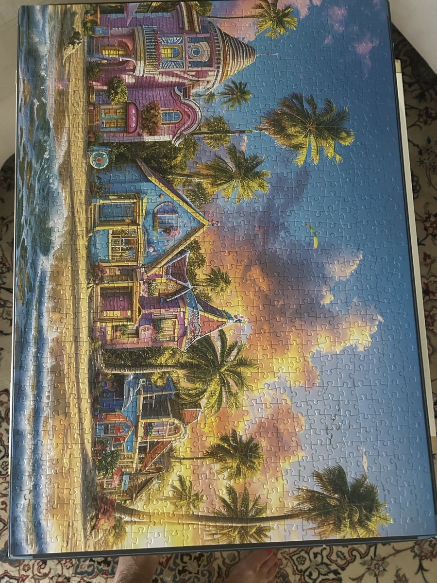Puzzles:  2 Stk Puzzle "Window view" 1000 Teile vollständig mit Box – D'occasion à Männedorf par Raendy 3
