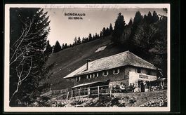 AK Montreux, Restaurant Sonchaud, 1931