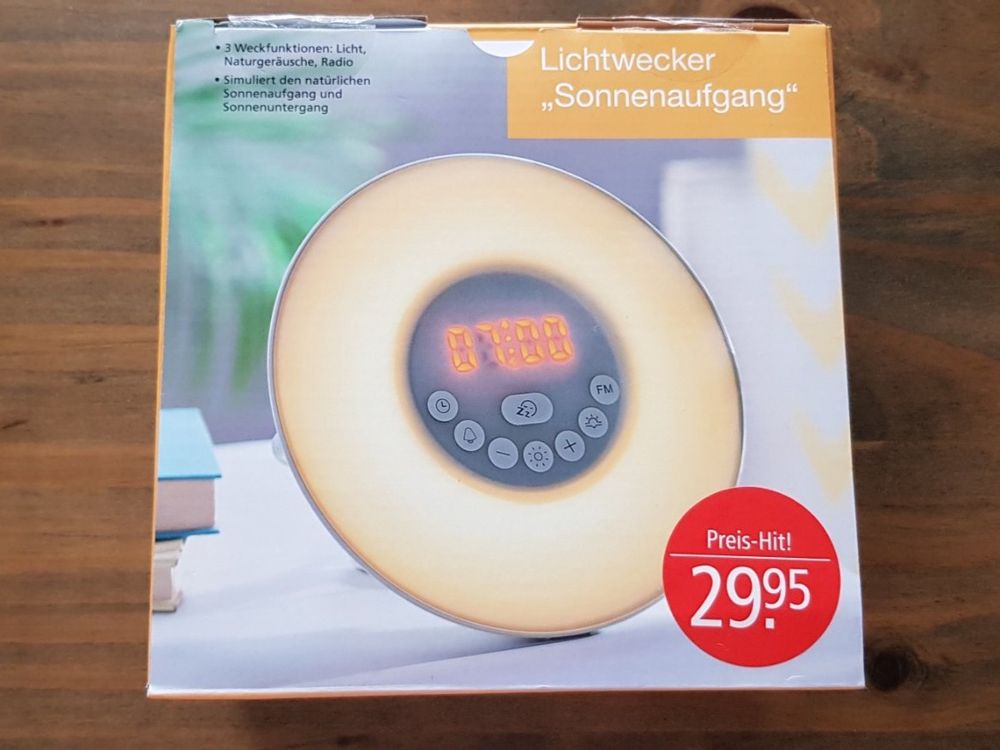 Wake-Up Light Wecker - FM Radio mit Naturgeräuschen