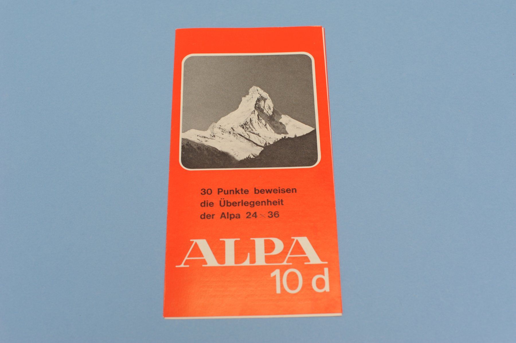 Alpa Kamera: ALPA 10d Prospekt - Versand kostenlos – Gebraucht aus Zürich von Prathama
