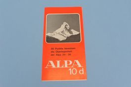 ALPA 10d Prospekt - Versand kostenlos