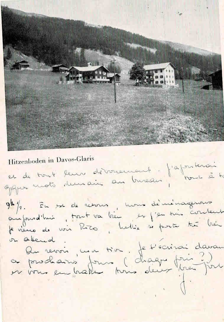 Cartoline postali: Davos Hitzenboden Claris 1935 – Usato da Sulz AG venduto da Oberdanne8