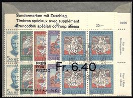 1966_PP Satz VB ET;  SBK B128 - 132; fehlerfreie Gummierung