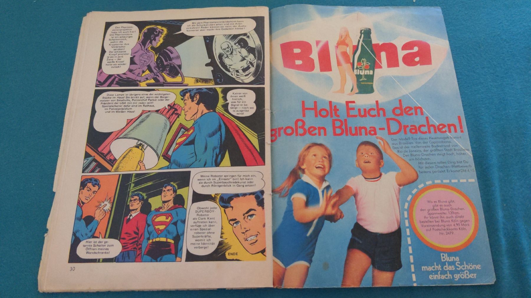 Fumetti: Superman Batman Comic Heft Nr. 17 von 1969 ehapa – Usato da Niederscherli venduto da Mon_Art 7