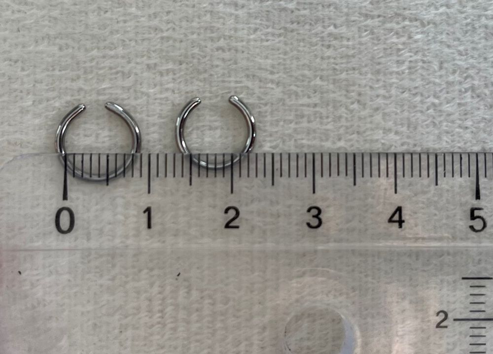 NEU!! Kugelring Piercing Set, Ohrpiercing, Endlos Ring | Kaufen auf Ricardo