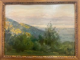 ALBERT LYNCH (1851-1912) “PAYSAGE DE MONTAGNE” SIGNÉ