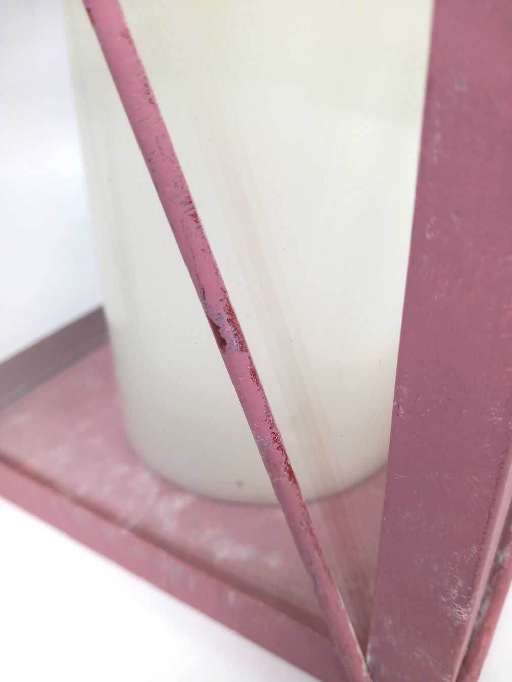 Lanterne: Laterne rosa mit Kerze – Usato da Suhr venduto da Restwert_Suhr 3
