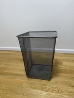 Metall-Papierkorb / Abfalleimer – Grau