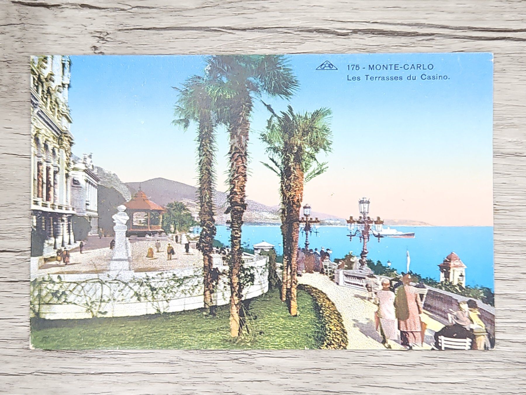 Alle Briefmarken: CL04 Carte Postale + Timbre Monaco 1933 – Gebraucht aus Cousset von Patrick_Collections 1