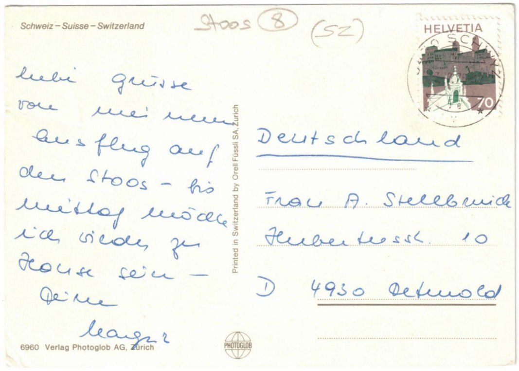 Ansichtskarten: Stoos - 4 Bild AK – Gebraucht aus Binningen von Mountainrider 1