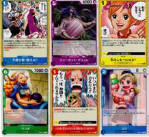 6 verschiedene One Piece Karten ( japanisch)