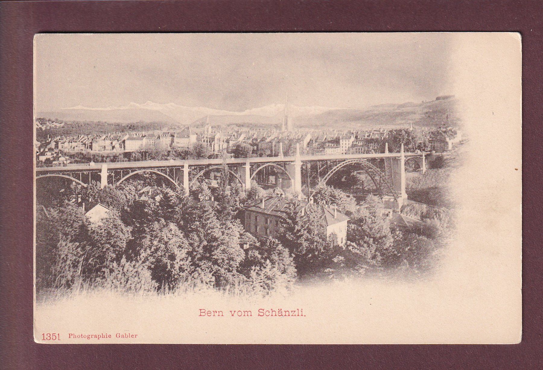 Cartes postales: BERN vom Schänzli – D'occasion à Pully par nicecards