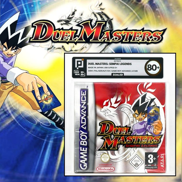 Jeu Duel Masters Sempai Legend Sur Game Boy Advance - Version PAL - Très Bon état