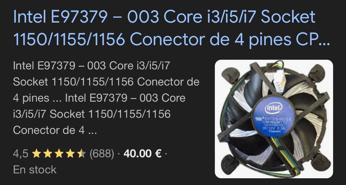 Intel Schede madri: CPU cooler Intel E97379-003 - 100% Brand New – Nuovo e nell'imballaggio originale da Tavannes venduto da lu.campa 3