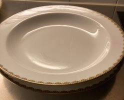 C. Ahrenfeldt Limoges France Déposé 2 grosse Platten