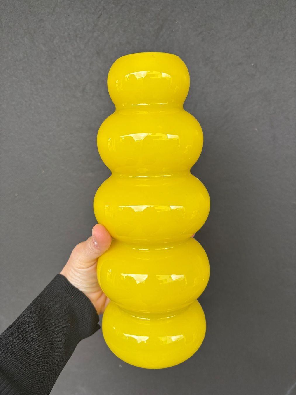 Ikea Vasi & Recipienti: Vintage IKEA Vase, yellow glass – Usato da Steinhausen venduto da ChromeVintage