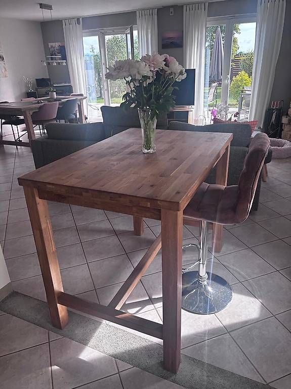 Tische: Jolie Table haute bois massif – Gebraucht aus St-Barthélemy VD von VivianF