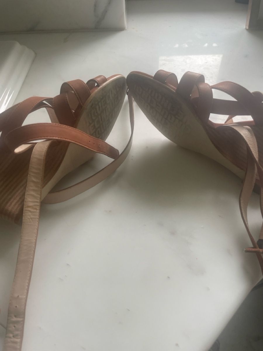 Cinque Scarpe da donna: Cinque wedges Leder Cognac / braun gr 39  – Usato da Zürich venduto da eddiekaterblau 3