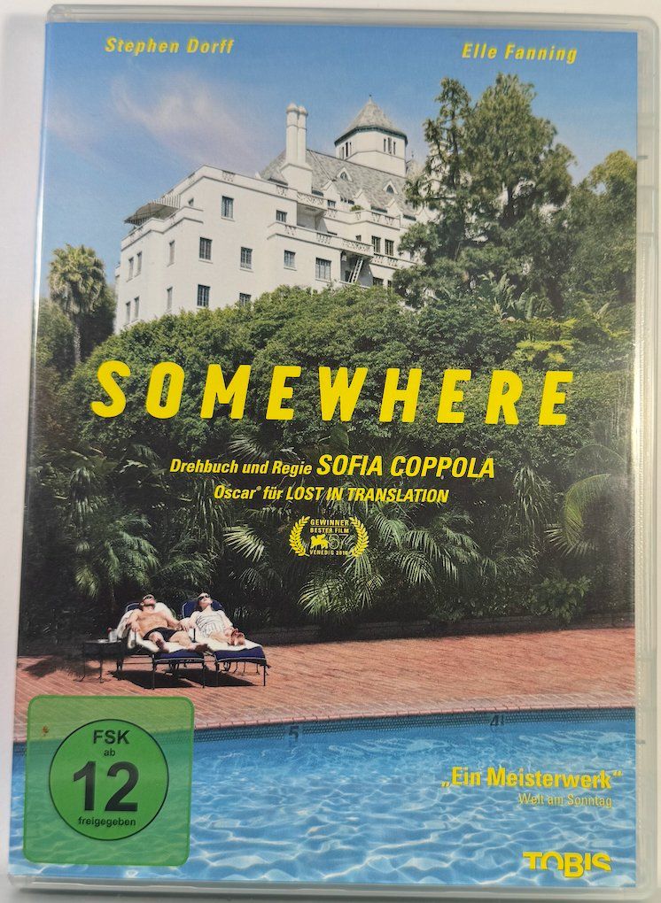 Alle DVDs: DVD SOMEWHERE - Drehbuch & Regie SOFIA COPPOLA – Gebraucht aus Wisen von gigisna