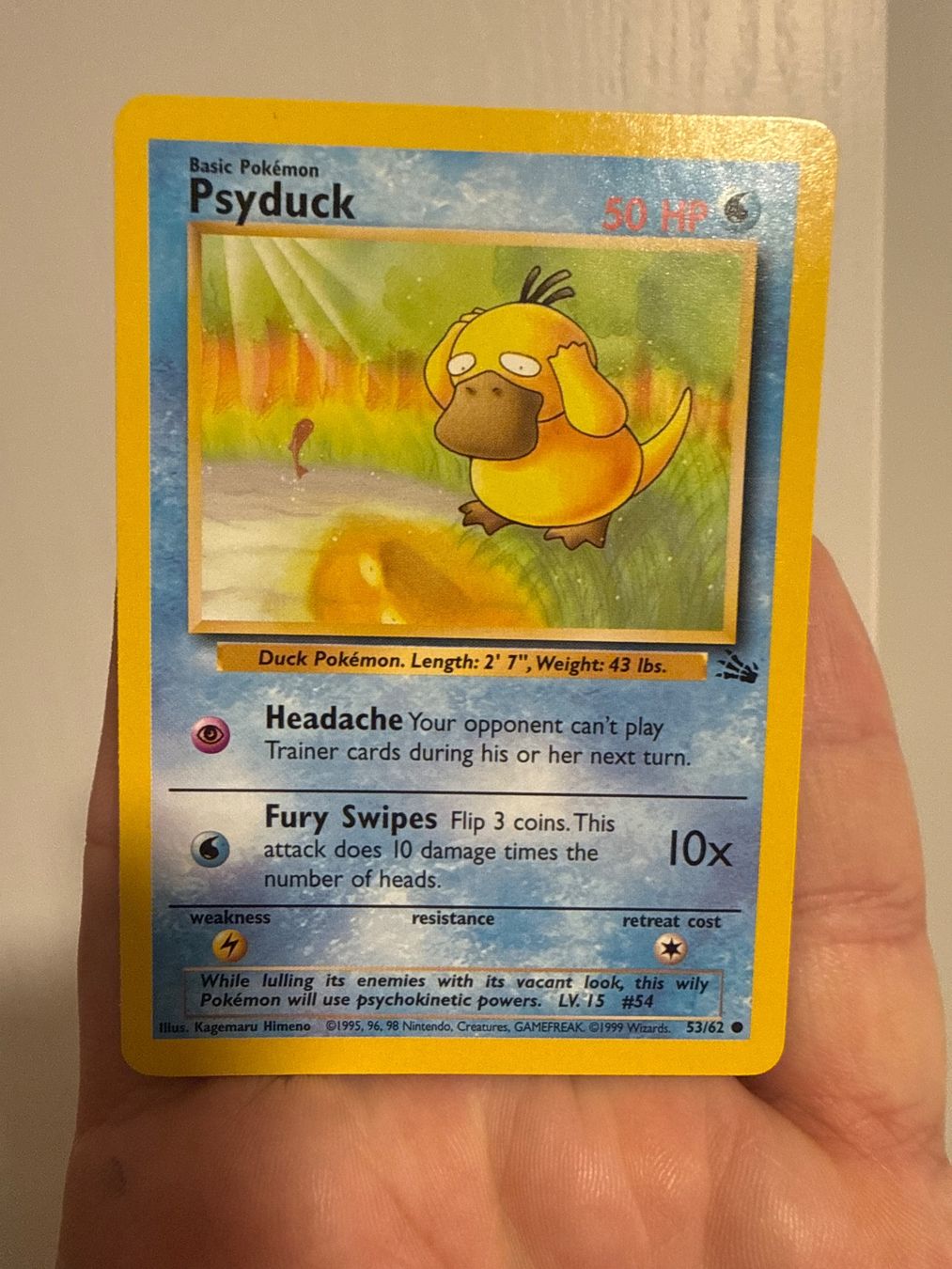 Cartoline: Pokemon Psyduck 53/62 ab 1.- – Usato da Frauenfeld venduto da Poke_Toniii