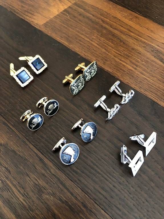 Manschettenknöpfe: 6 paires de boutons de manchettes – Gebraucht aus Montreux von Gilles.Charlet 1