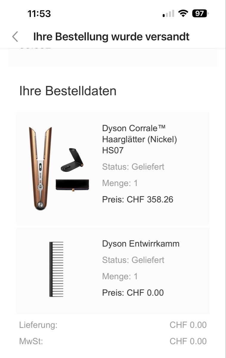 Dyson Asciugacapelli: Dyson Haarglätter Corrale HS07 – Nuovo e nell'imballaggio originale da Wimmis venduto da Luana31 4