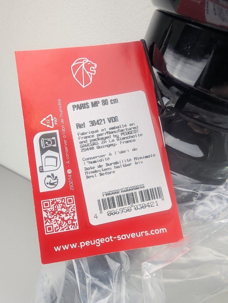 Set di piatti: Peugeot Pfeffermühle, 80 cm – Nuovo (secondo la descrizione) da Wauwil venduto da MEC-NET 1
