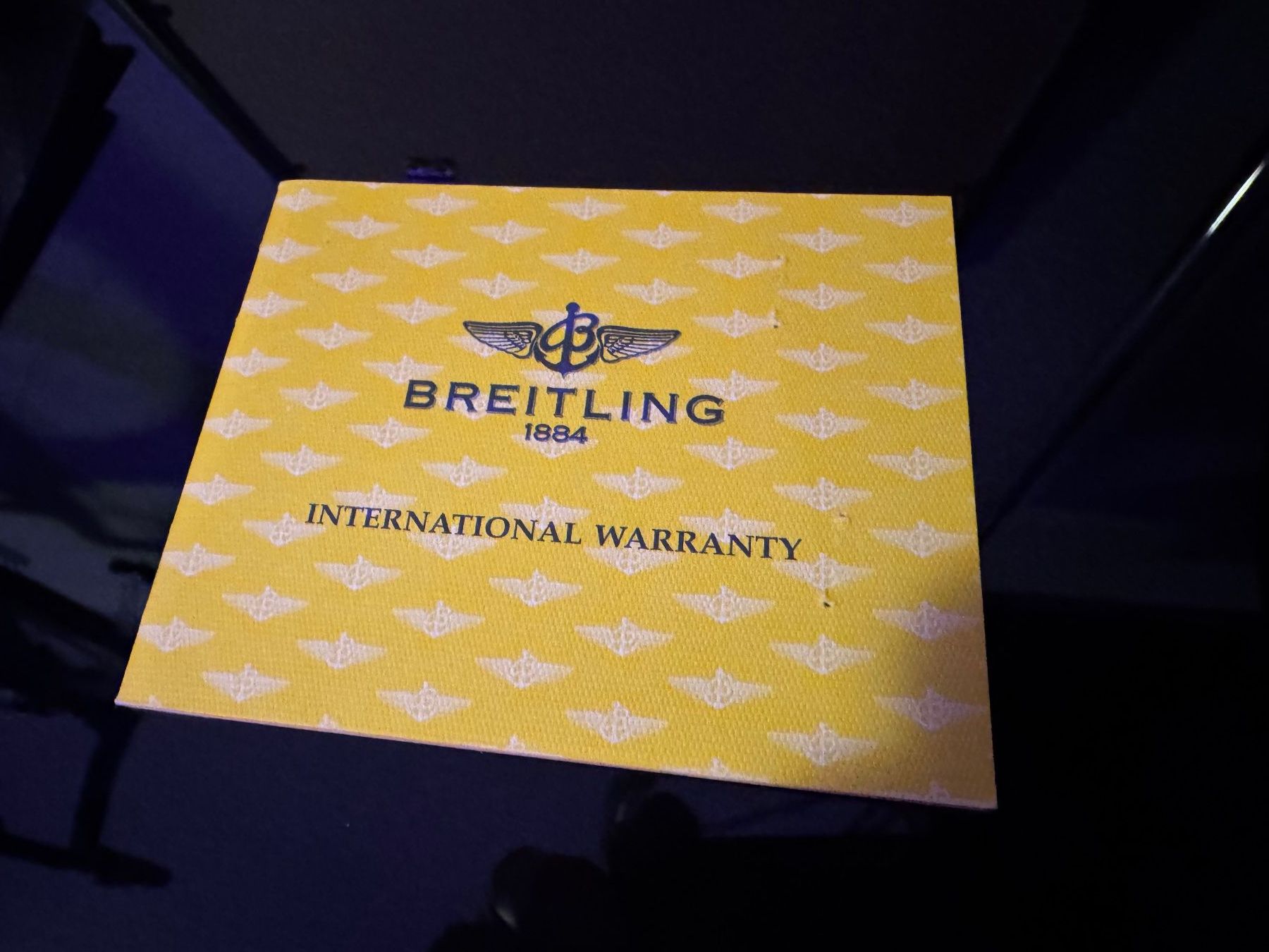 Breitling Orologi: Breitling Warranty Manual aus 1999 – Usato da Rüti ZH venduto da Oldexplorer 1