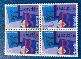 4 er Block Nr.860 mit Vollstempel Bern