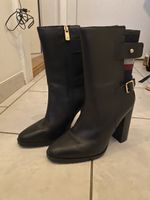 Stiefeletten Tommy Hilfiger schwarz Grösse 39 Leder neu
