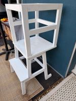 White Montessori Learning Tower for Kitchen - Great for Kids