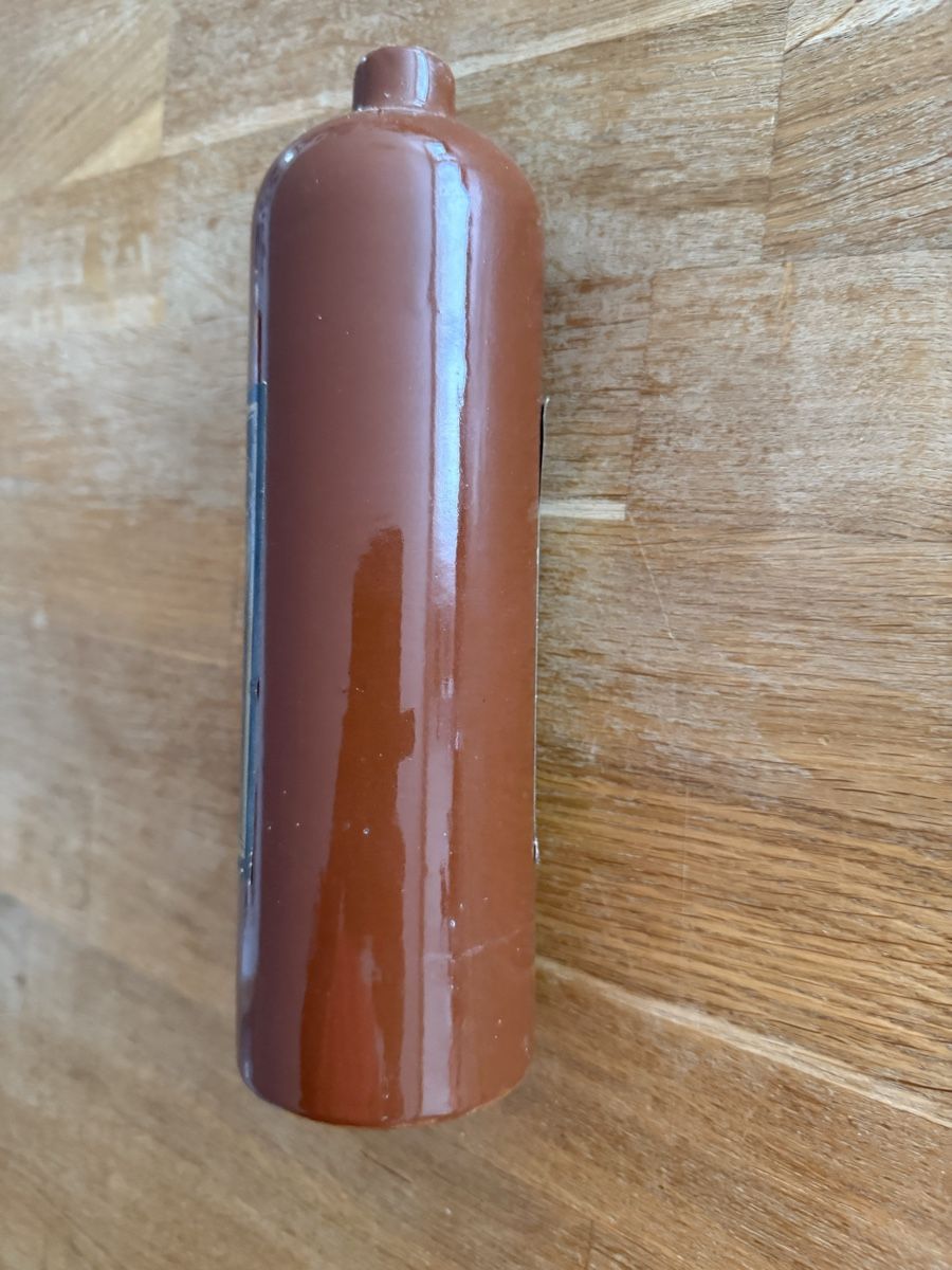 Spirituosen: Antike Riga Black Balsam, Tonflasche Alkohol – Gebraucht aus Goldach von Messerguru 6