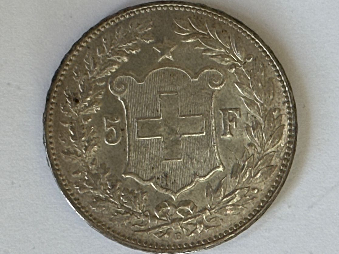 Tutti le monete: 1895 5Fr – Usato da Erlach venduto da gubbe1