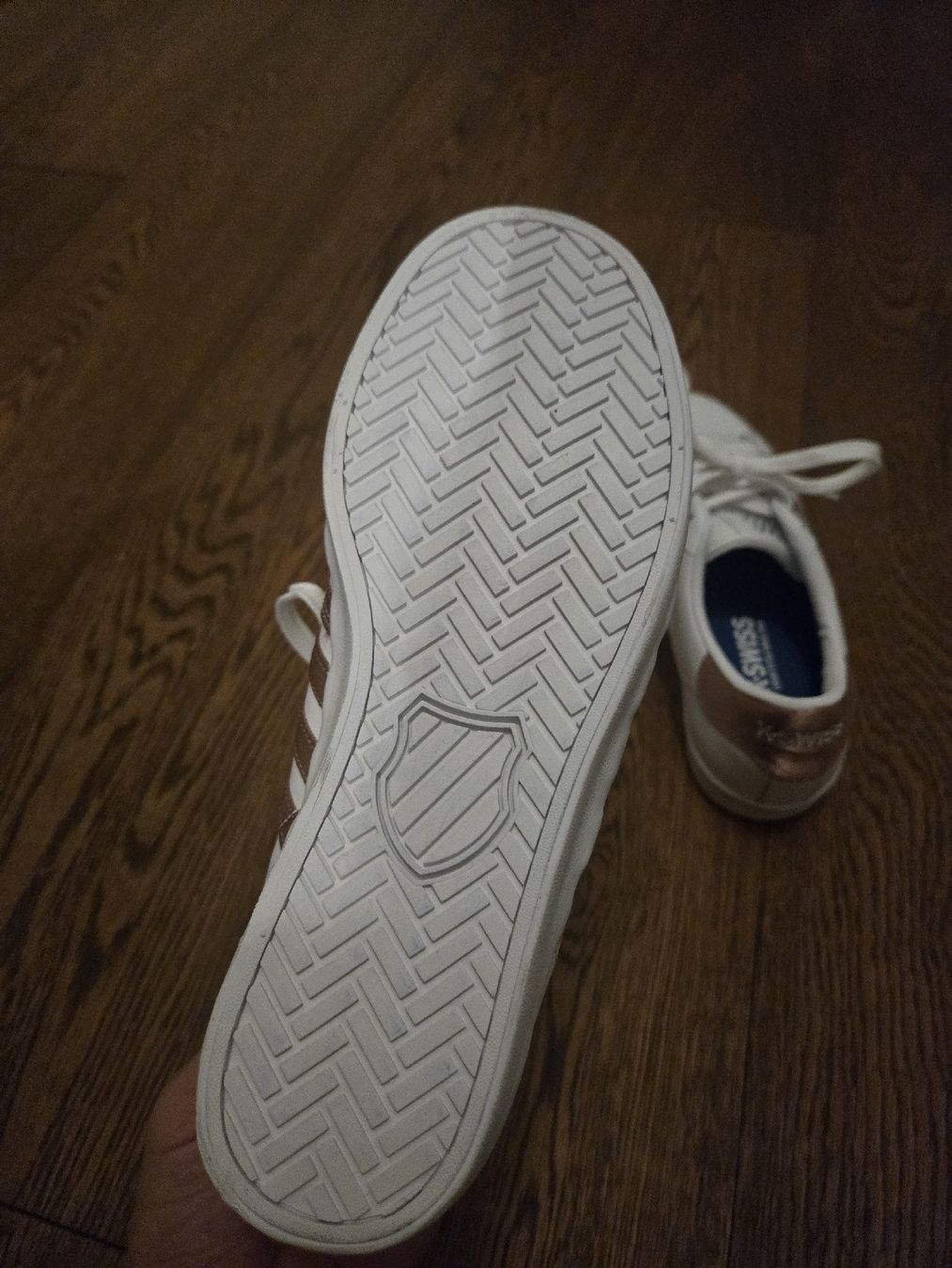 Swiss Scarpe da donna: K-SWISS Sneaker weiss/bronze – Nuovo e nell'imballaggio originale da Zeihen venduto da SaBu1987 3