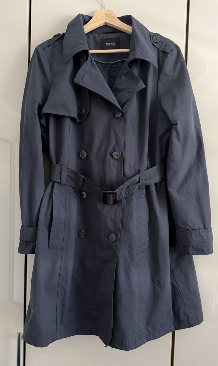 Tchibo Cappotti: Damen Trenchcoat dunkelblau, Gr. 42 – Nuovo (secondo la descrizione) da Urdorf venduto da Bailey72