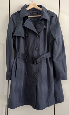 Damen Trenchcoat dunkelblau, Gr. 42