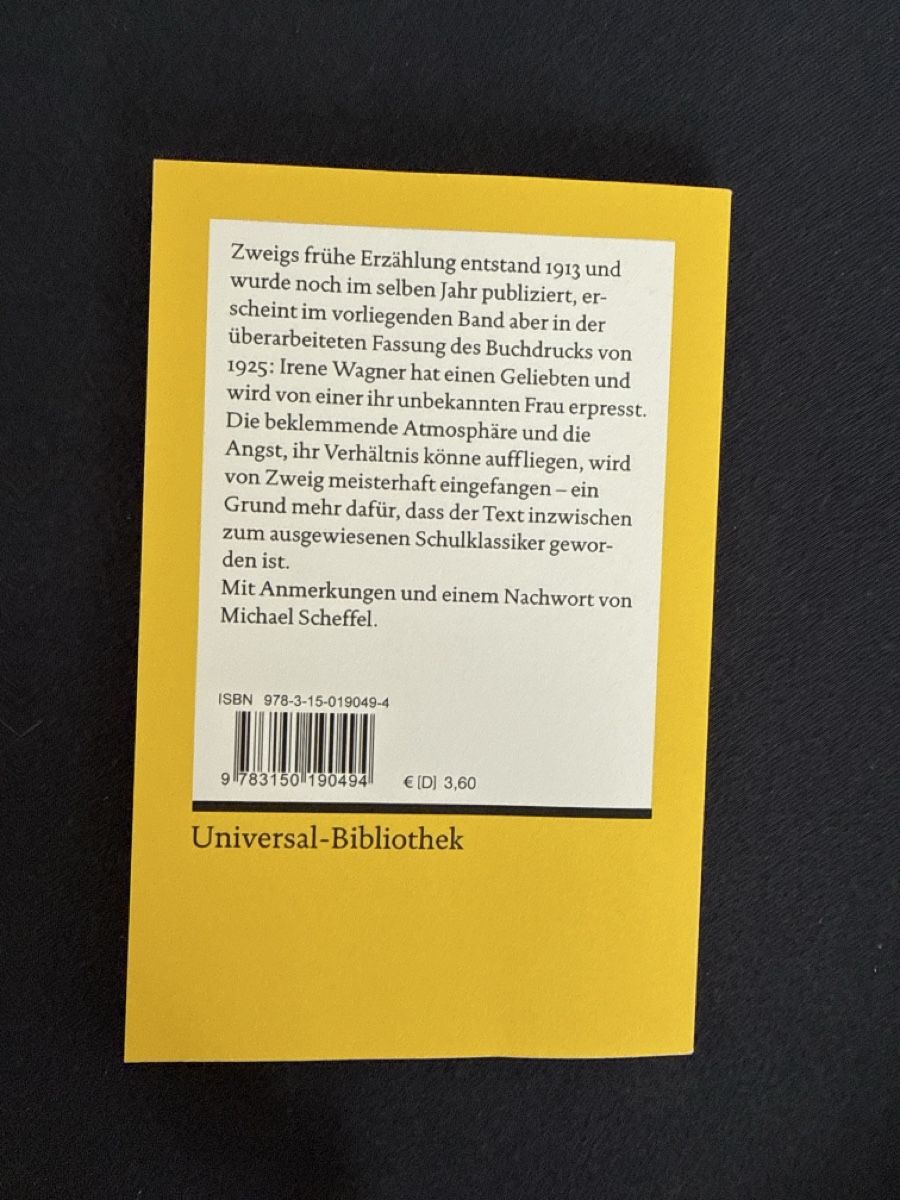 Bücher: Angst – Neu (gemäss Beschreibung) aus Zürich von Dx.04 1