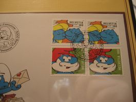 Abart Schlumnpf, Combo-FDC, 2013, geänderte Zähnung
