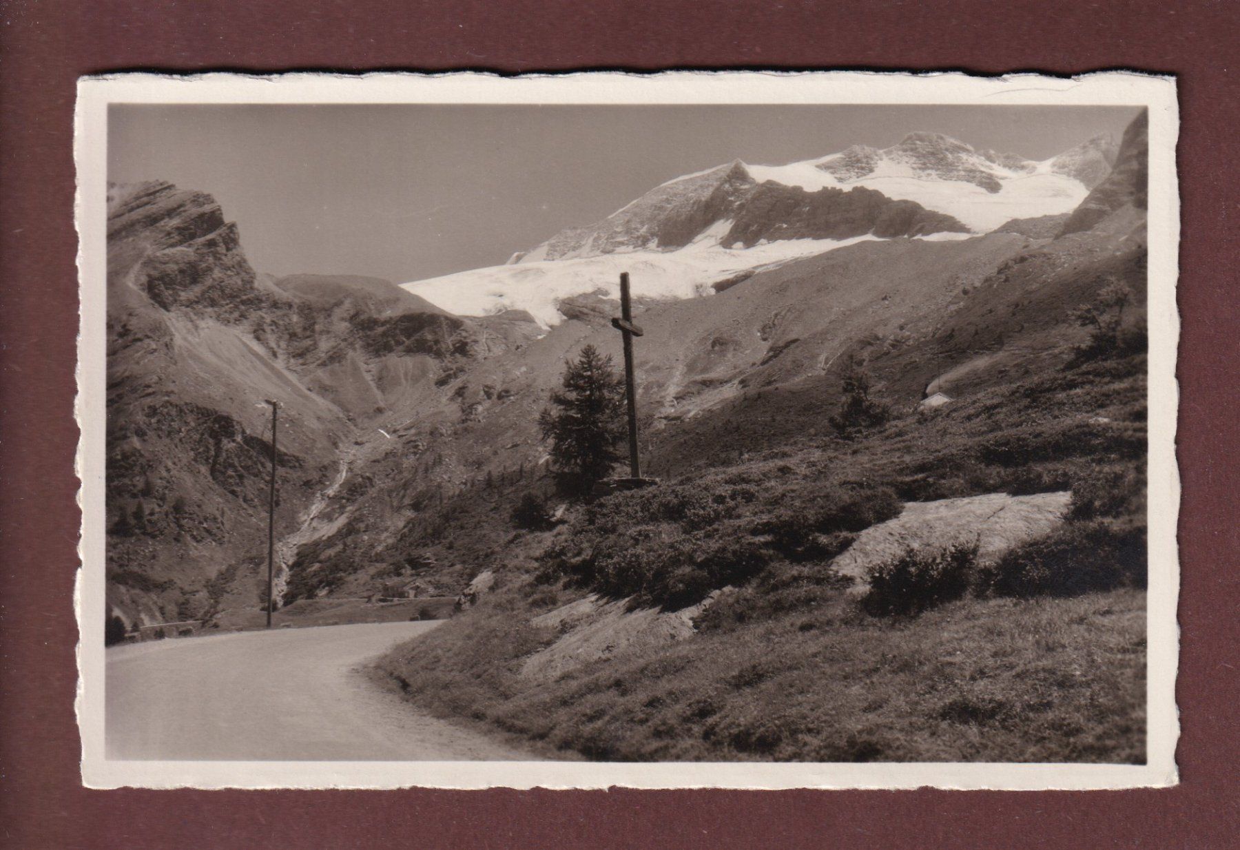Ansichtskarten: SIMPLON-PASSHÖHE - Kaltwassergletscher – Gebraucht aus Pully von nicecards-shop