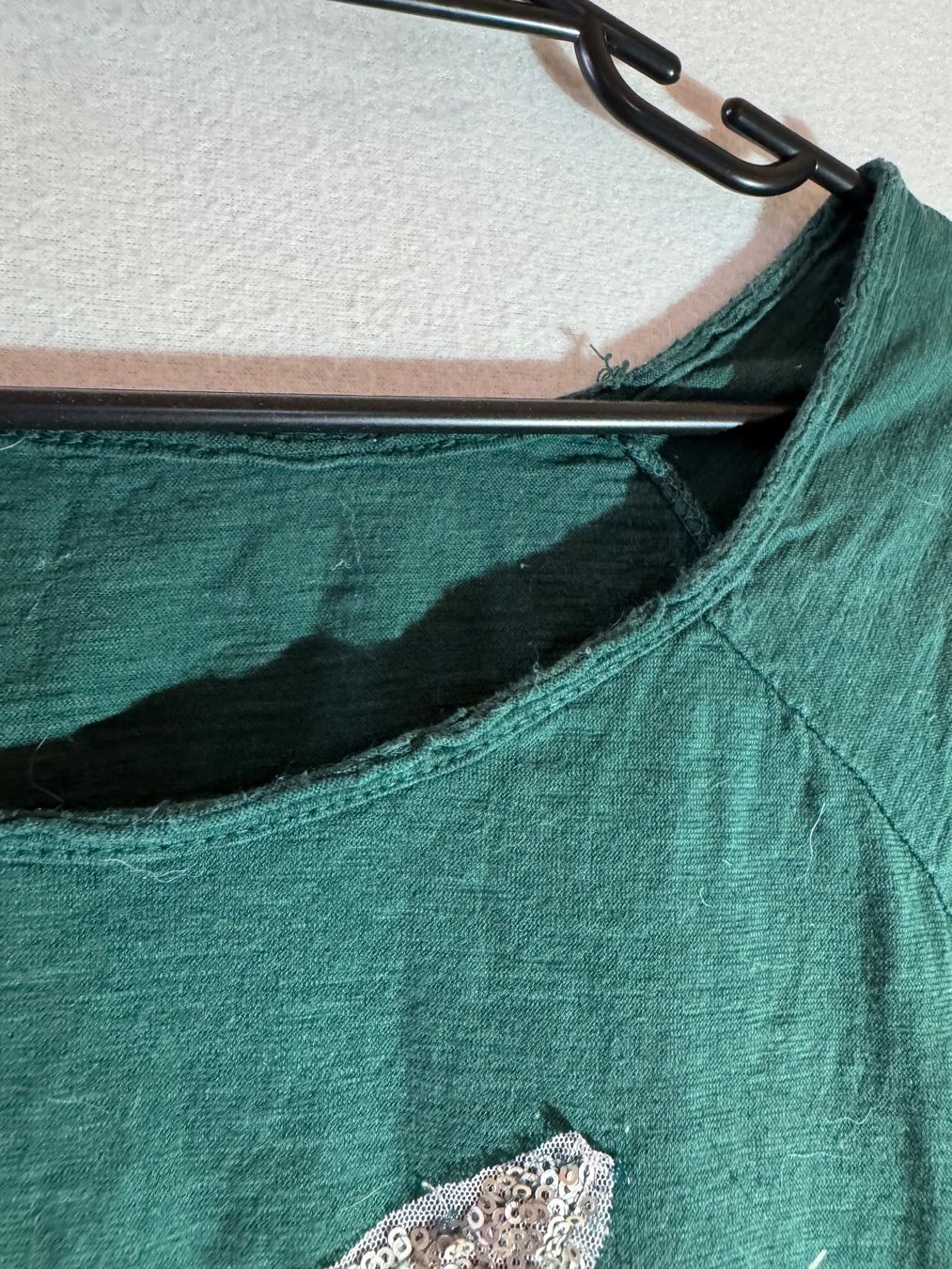 Maglioni & Felpe: Grüner Pullover mit Pailletten ca Gr. M/L – Usato da Grosswangen venduto da second_hand_dress 2