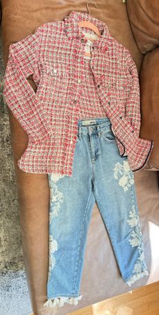 Jeans Hose 3/4 Moto (NEU) GR. 36