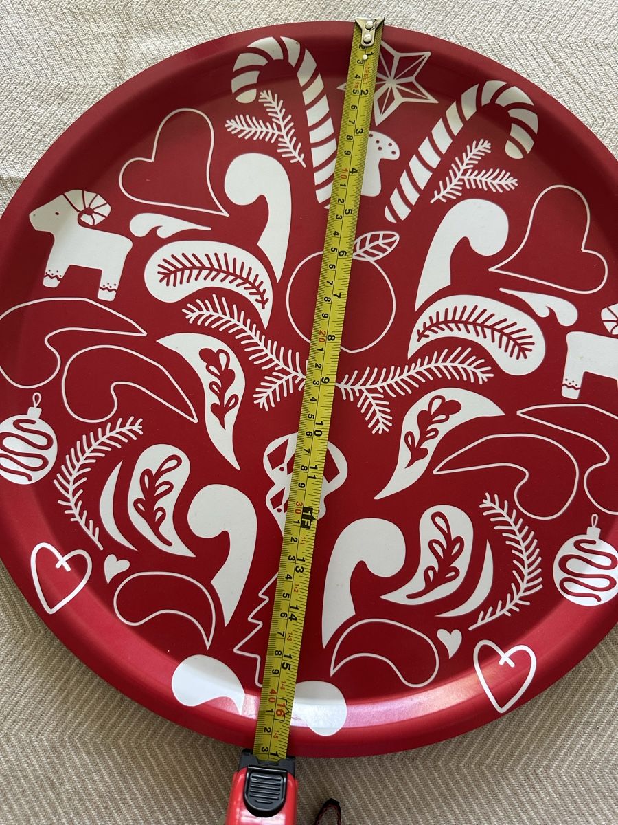 Ikea Tutte le decorazioni: Festive Red Christmas Tray, decorative and practical. – Nuovo (secondo la descrizione) da Zürich venduto da car_68nt 2