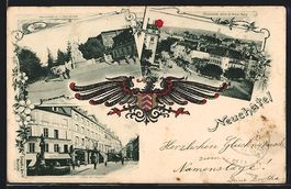 Neuchatel, l'Hotel du Faucon, Promenade 