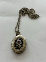 Medaillon Anhänger mit Kette  gebrauch