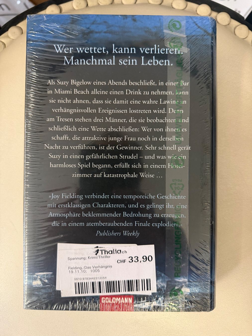 Libri: Joy Fielding: Das Verhängnis – Nuovo e nell'imballaggio originale da Dietikon venduto da Buchantiqdietikon 1