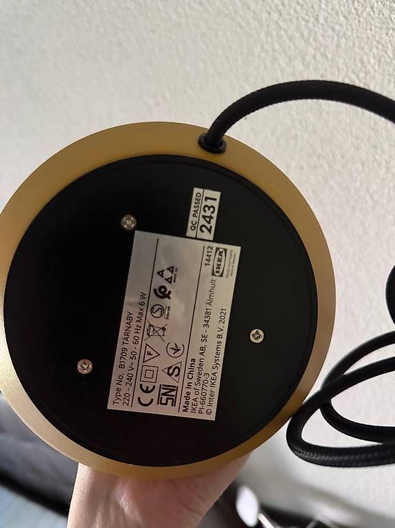 Ikea Lampade: IKEA TÄRNABY Tischlampe  Senfgelb / Retro – Usato da Dietikon venduto da Julia.obers 1