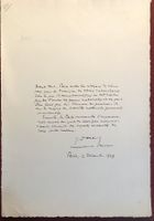 Gustave Doret 1866-1943 Komponist Autograph PAX MUNDI