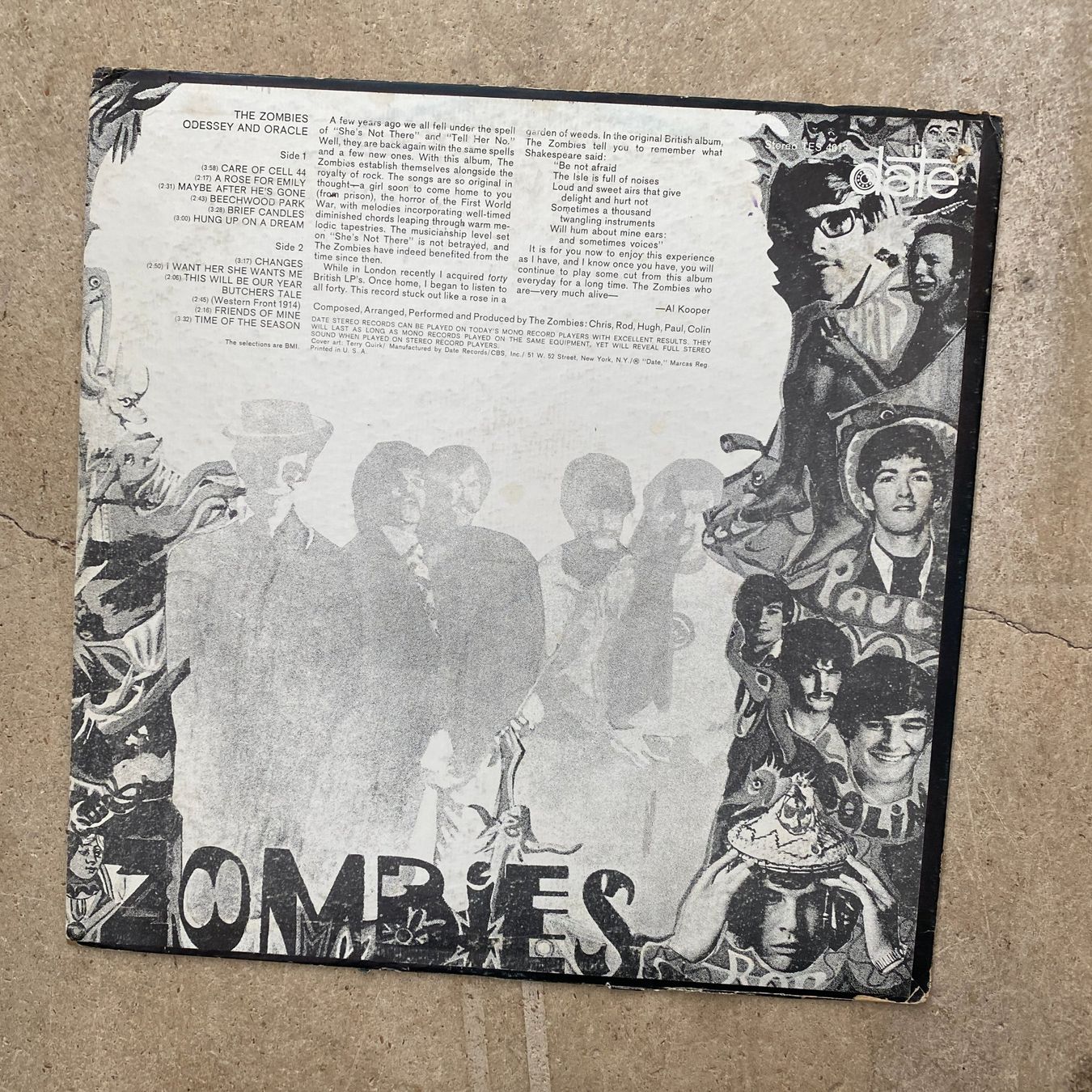 Dischi in vinile: The Zombies – Odessey And Oracle – Usato da Zürich venduto da honey-k 1