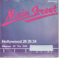 MAINSTREET - Hollywood 26 25 24, Swiss Rock Single von 1982
